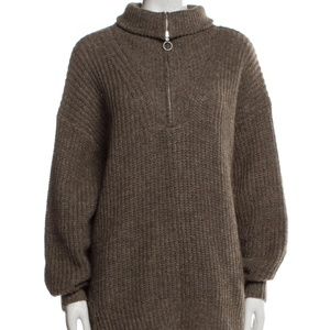 Étoile Isabel Marant Mock Neck Sweater Half Zip 36/S